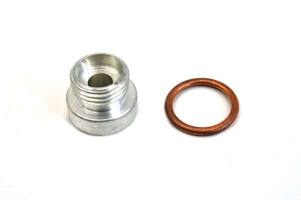 Harley Panhead Oil Pump Screen Plug, Cadmium. 1952-65. - Image 2