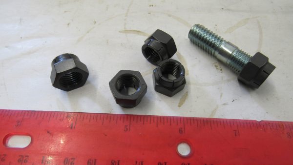 Harley Knuckle,Flathead,Pan, PARKERIZED 7/16-20 N.F. Thread Flexloc Nut. P/N 7825 - Image 2
