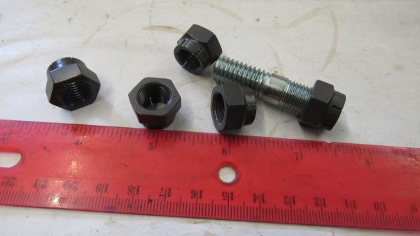 Harley Knuckle,Flathead,Pan, PARKERIZED 7/16-20 N.F. Thread Flexloc Nut. P/N 7825
