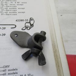 Harley Knuckle, Pan, Flathead Brake Light Switch Bracket Hardware Kit. *Parkerized* 1936-57. P/N 42280-35