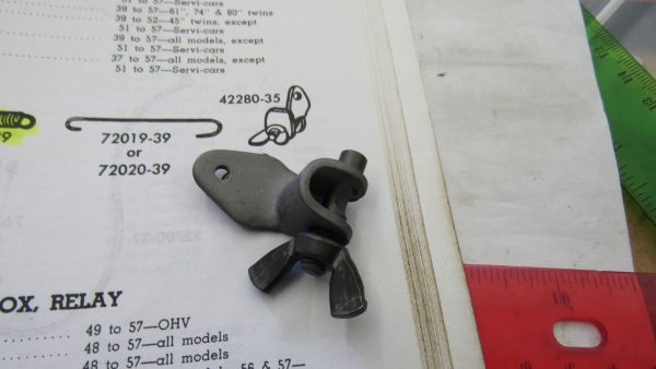 Harley Knuckle, Pan, Flathead Brake Light Switch Bracket Hardware Kit. *Parkerized* 1936-57. P/N 42280-35