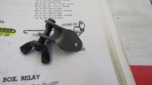 Harley Knuckle, Pan, Flathead Brake Light Switch Bracket Hardware Kit. *Parkerized* 1936-57. P/N 42280-35 - Image 3