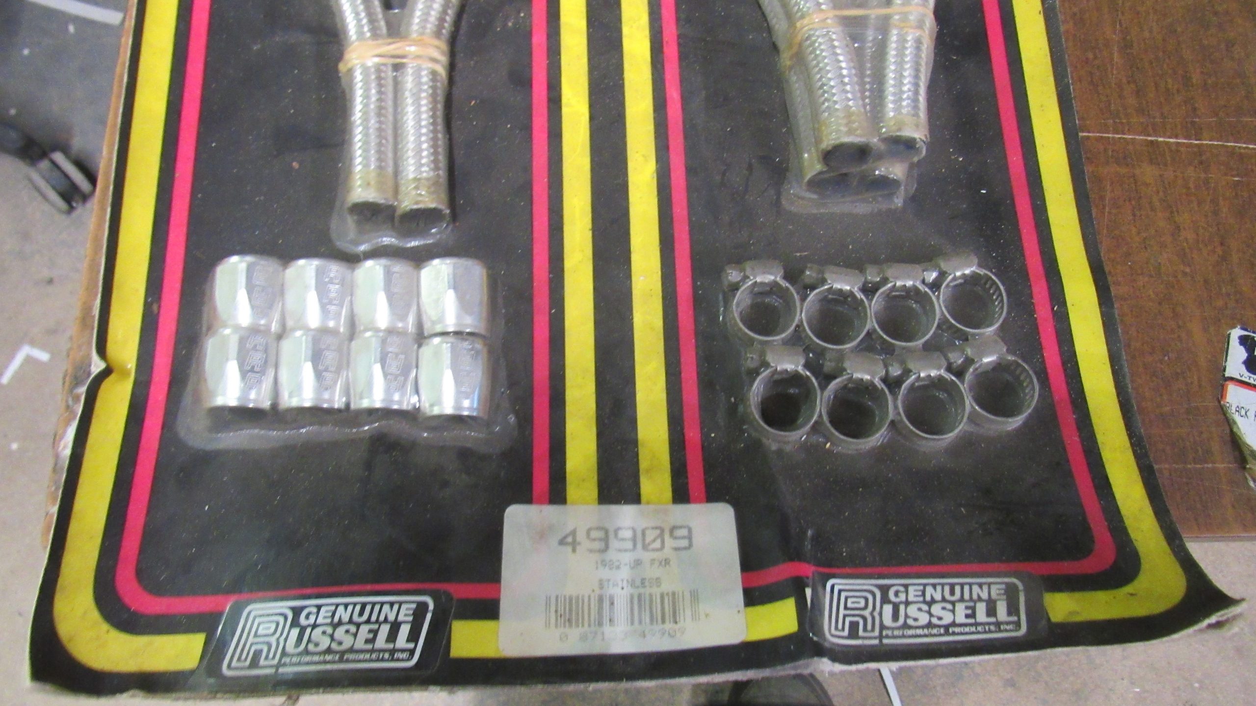 **Discontinued Parts** Russell Stainless Steel Oil Line Kit 1982 UP?? FXR - Image 3