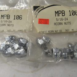 **Discontinued Parts** Chrome Plated Acorn Nuts 5/16"-24  *Fine Thread* #QTY 20#