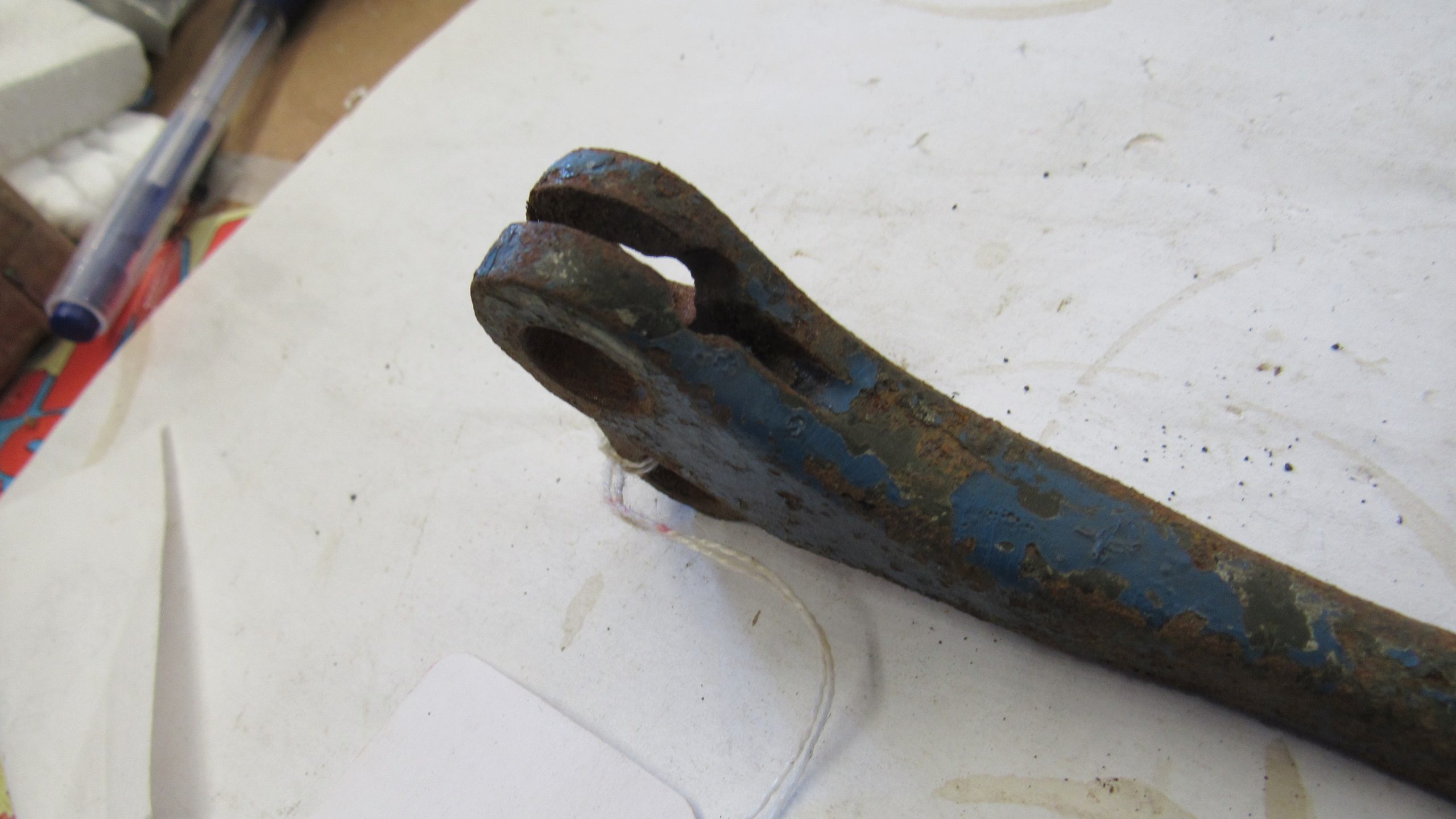 **USED**Harley 45 Flathead Brake or Clutch Lever. *Military* P/N 45017-41 - Image 3