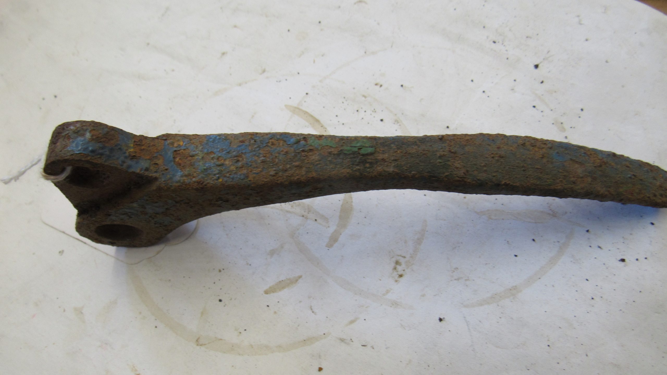 **USED**Harley 45 Flathead Brake or Clutch Lever. *Military* P/N 45017-41 - Image 2