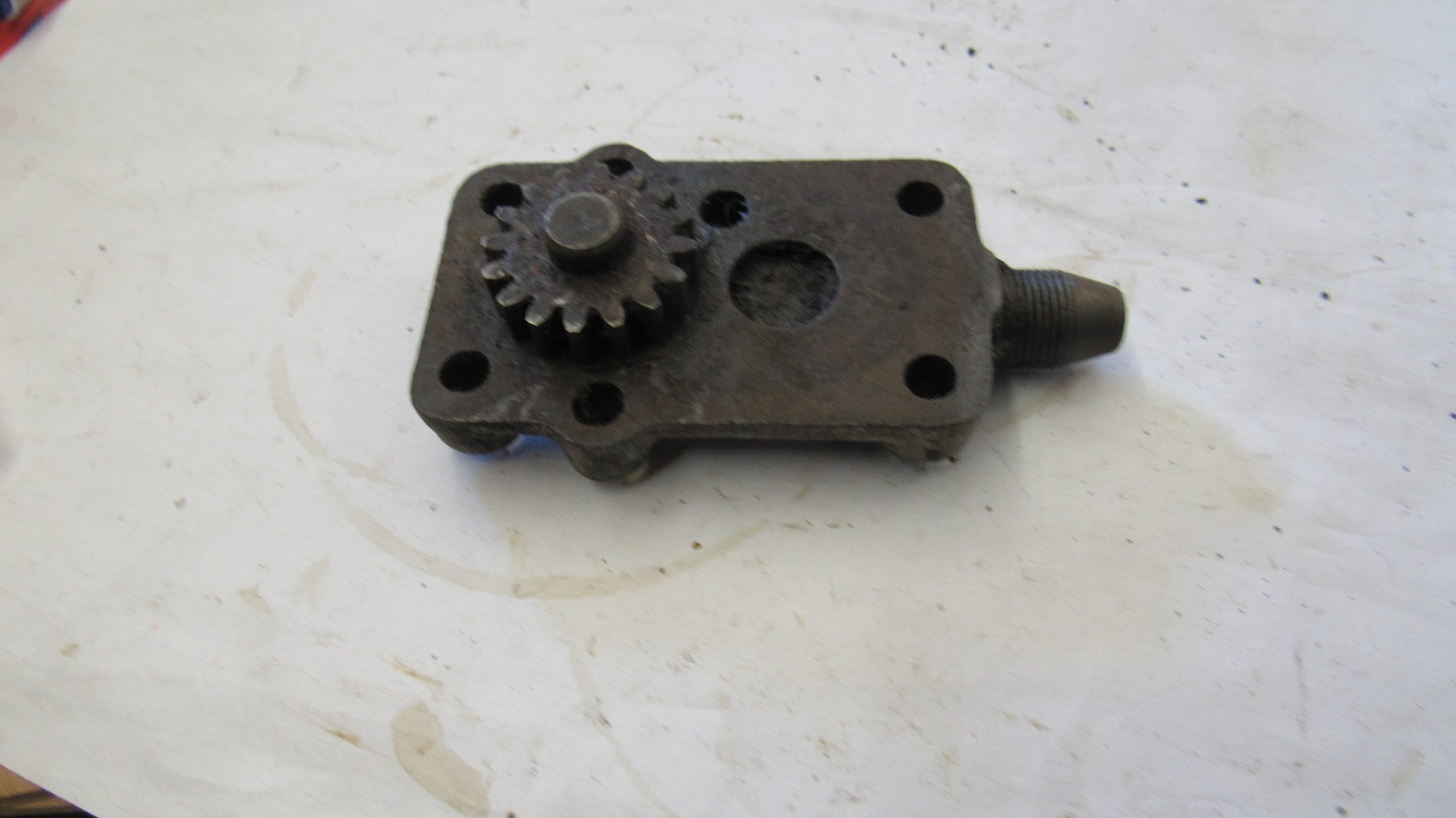 **USED**Harley 45 Flathead, Big Twin Flathead Scavenger Pump Bottom Plate.