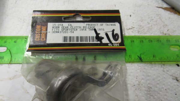 **Discontinued**Harley Sportster Clutch Release Worm and Lever. 1954-70. P/N 37201-54 "Custom Chrome" - Image 3