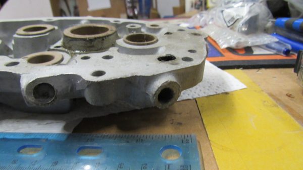 **USED** Harley 45 Flathead Cam Cover. P/N 25201-37  Cover # 2 - Image 2