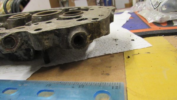 **USED** Harley 45 Flathead Cam Cover. P/N 25201-37 - Image 2