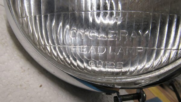 Harley Knucklehead,Panhead,45Flathead Black Springer Fork Headlight  1936-57. P/N 67701-35 - Image 7