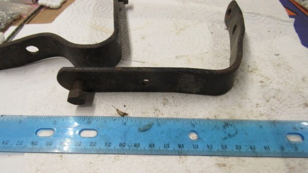 **USED** Harley 45 Flathead Leg Shield Brackets. - Image 8