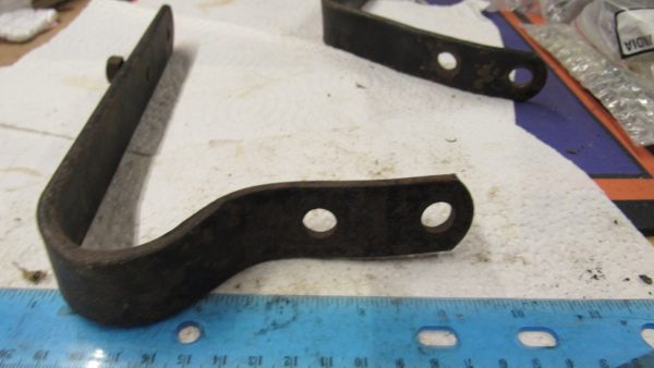 **USED** Harley 45 Flathead Leg Shield Brackets. - Image 4