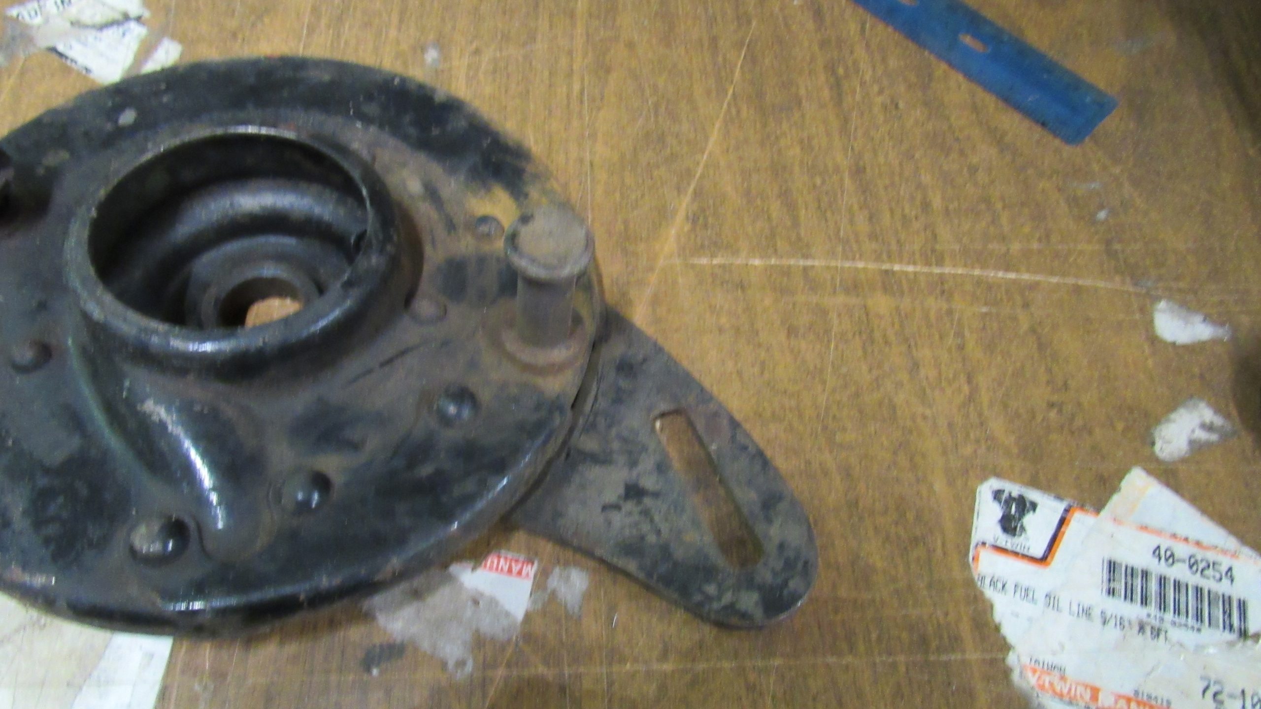 **USED**Harley 45 Flathead Rear Brake Backing Plate.1941-52 P/N 41647-41 - Image 8