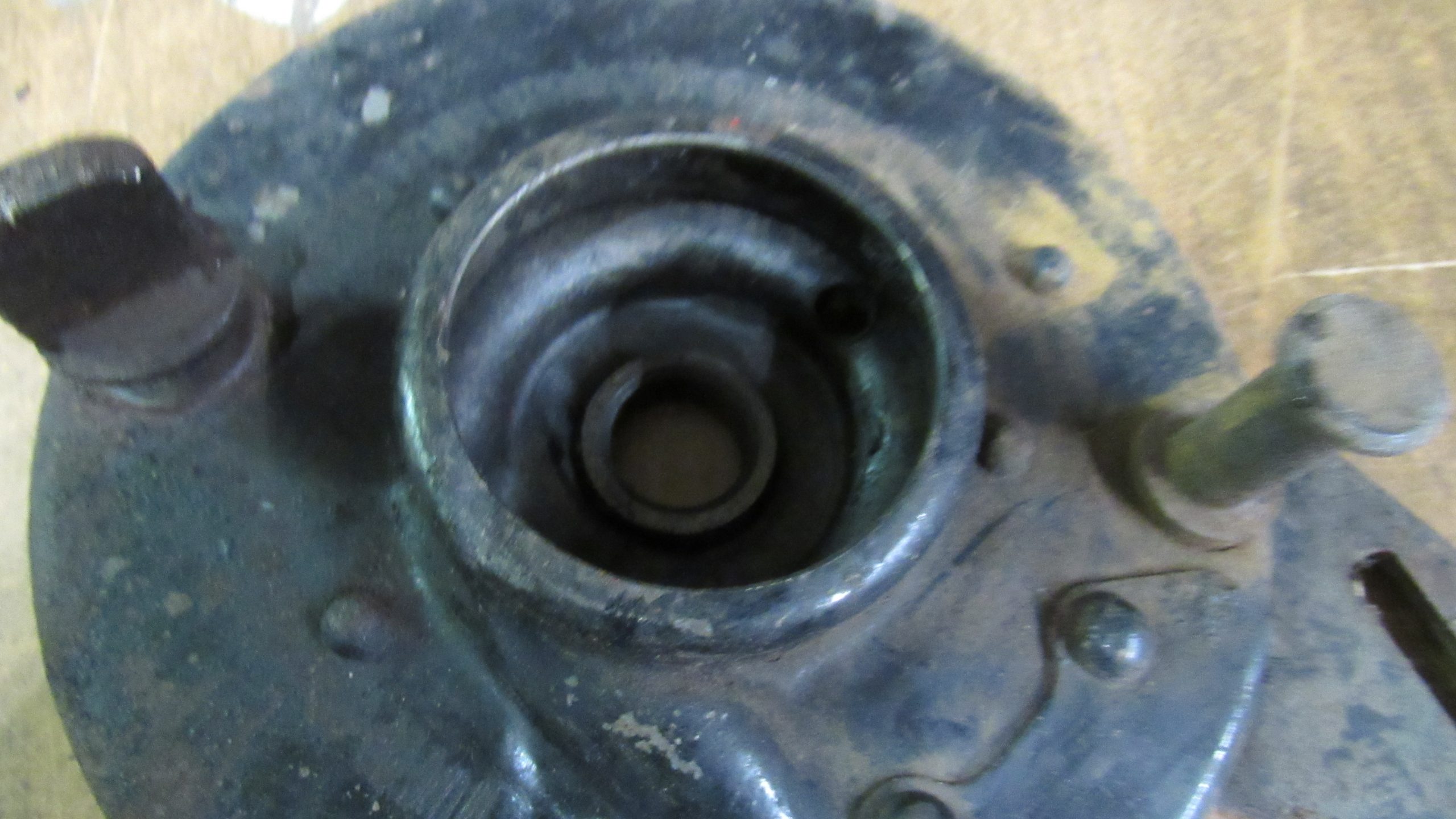 **USED**Harley 45 Flathead Rear Brake Backing Plate.1941-52 P/N 41647-41 - Image 5