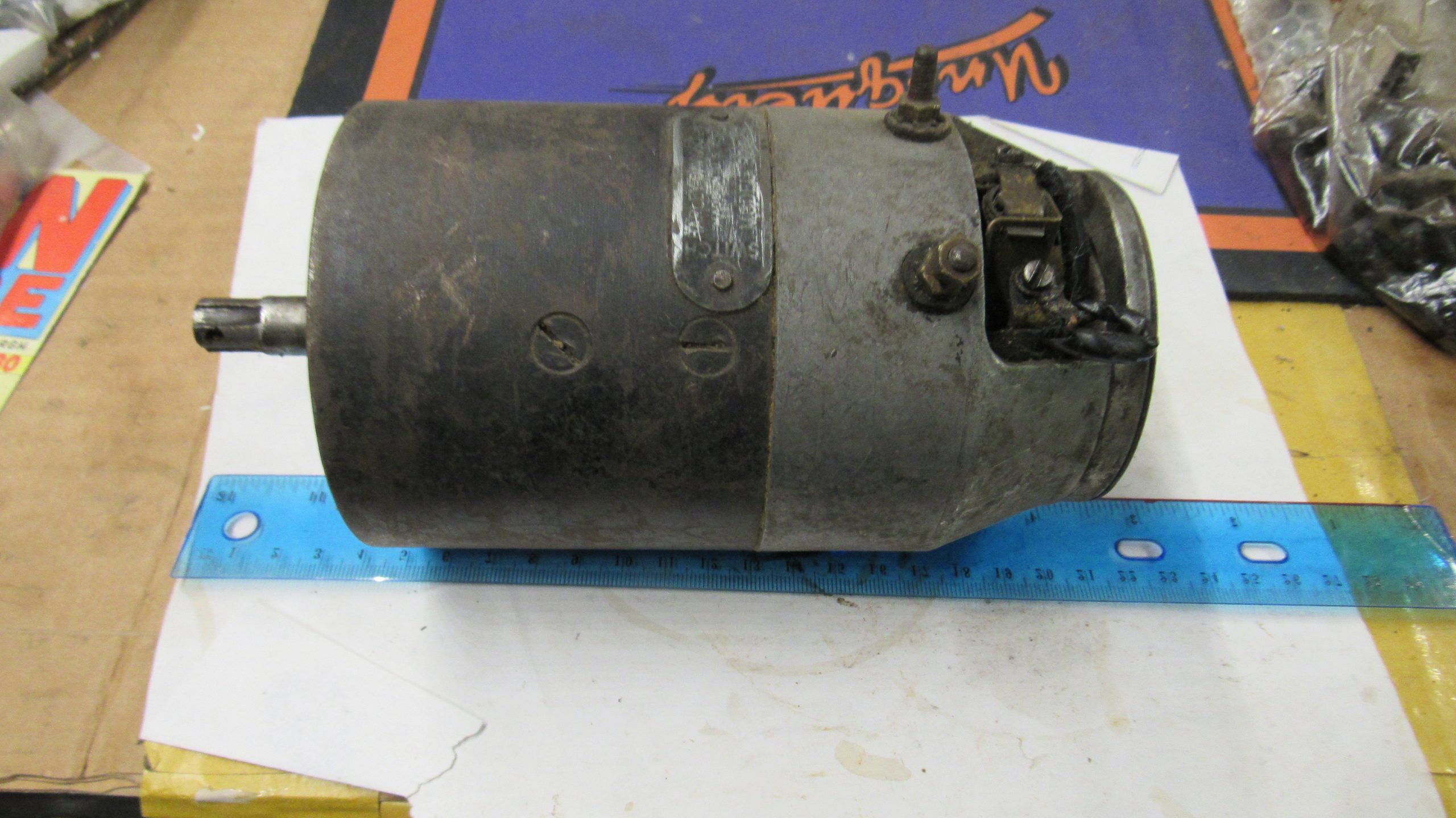 **USED** Harley Knuckle, Pan, Flathead, 32E Generator. ** For Parts **