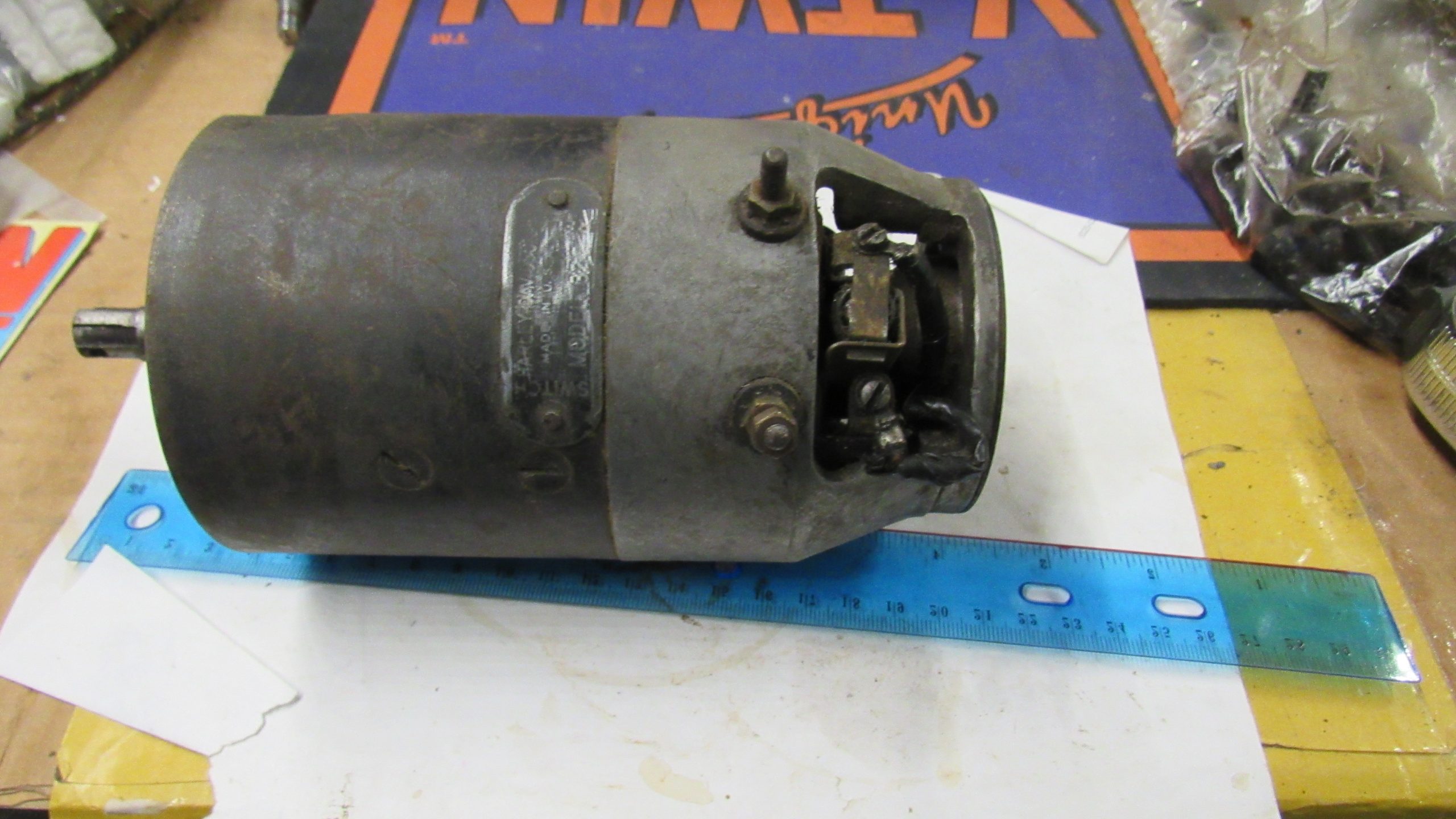 **USED** Harley Knuckle, Pan, Flathead, 32E Generator. ** For Parts ** - Image 2