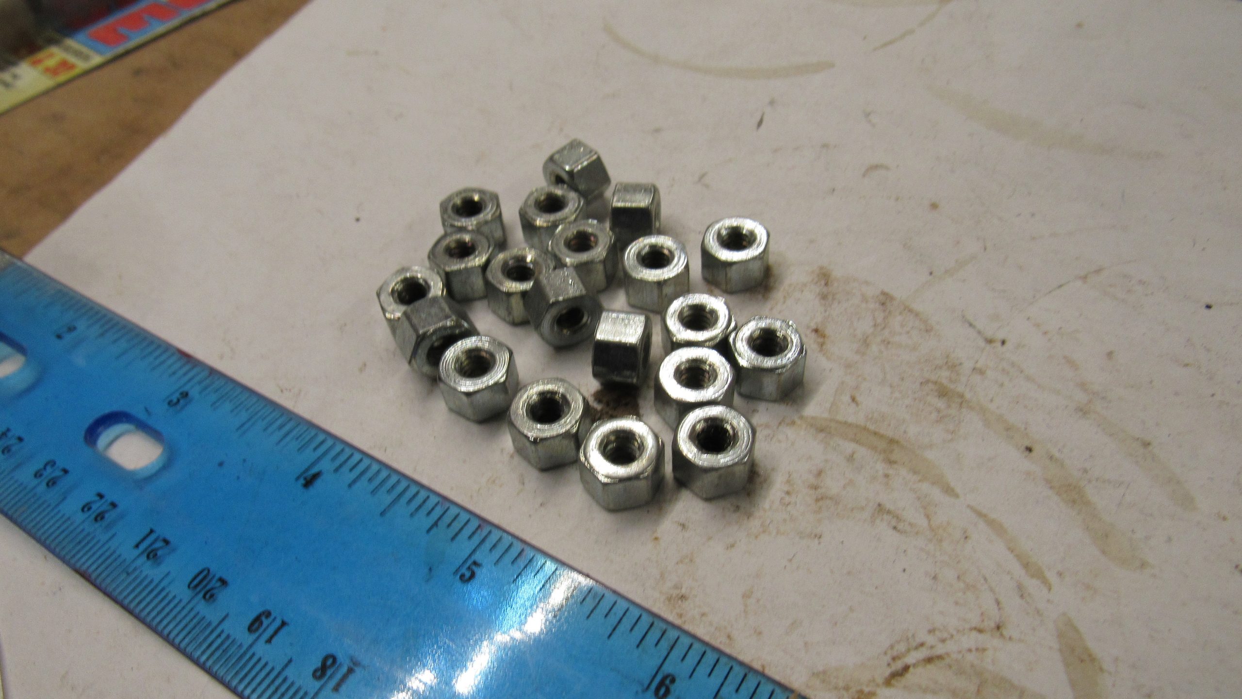 Harley 45 Flathead,Knuckle ,Pan ,VL Battery Terminal Screw Nuts.(QTY 20). P/N 4434-23 or 7628