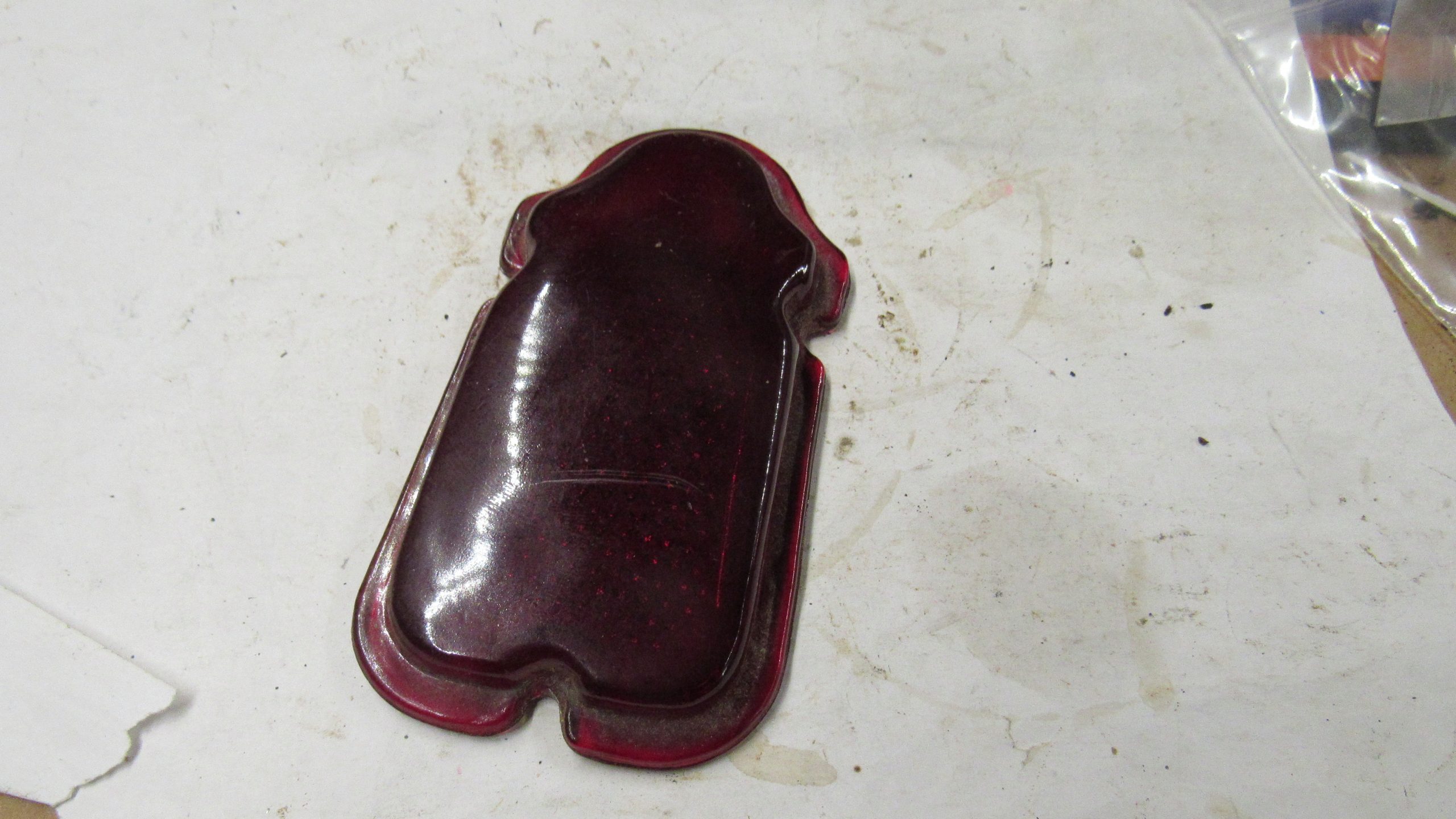 **USED**Harley Knucklehead, Panhead,Flathead Tombstone Lens.*GLASS* 1947-54 P/N 68090-47