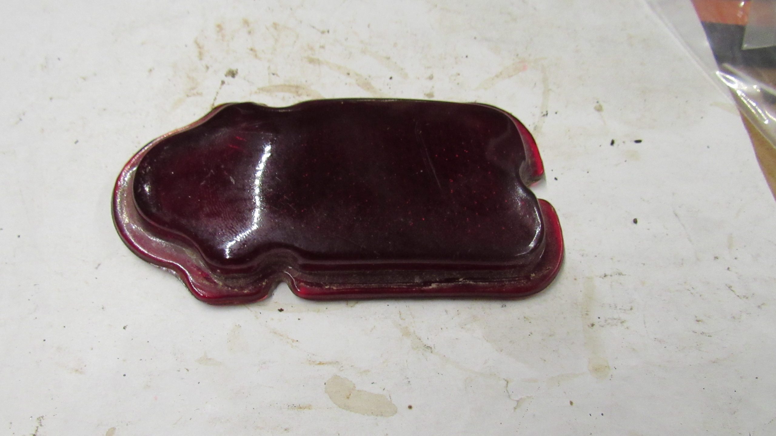 **USED**Harley Knucklehead, Panhead,Flathead Tombstone Lens.*GLASS* 1947-54 P/N 68090-47 - Image 5