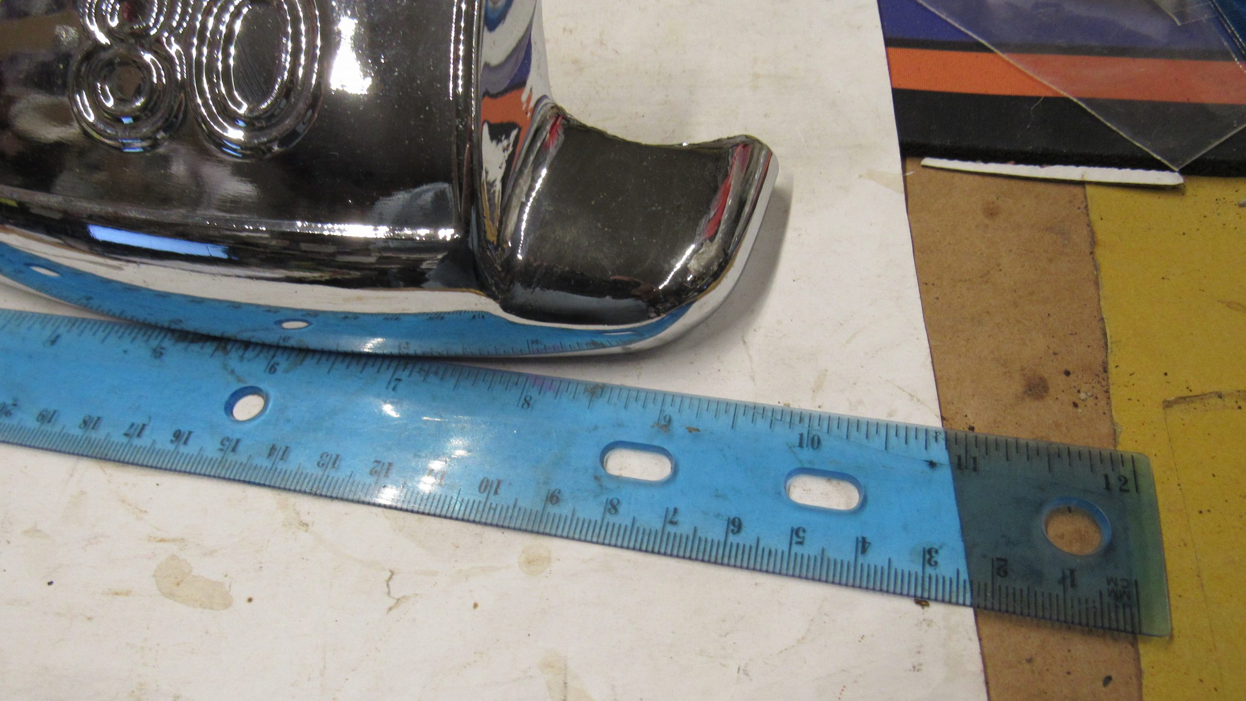 Harley Chrome Fender Tip. **LOOK** - Image 3