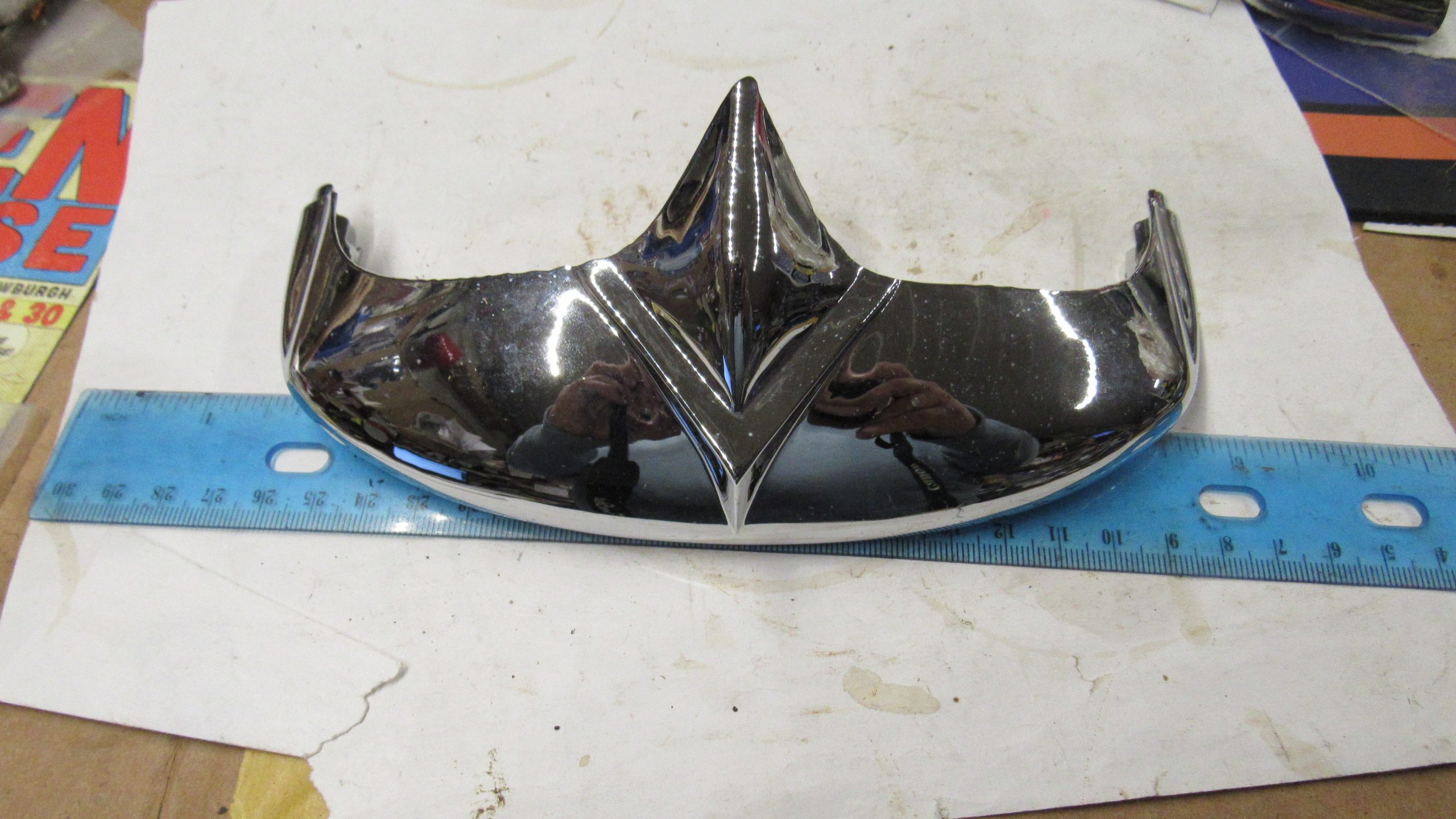 Harley Chrome Fender Tip. **LOOK** #2