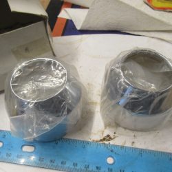 Harley Pan, Shovel Chrome Front Fork Covers. 1949-Early 77