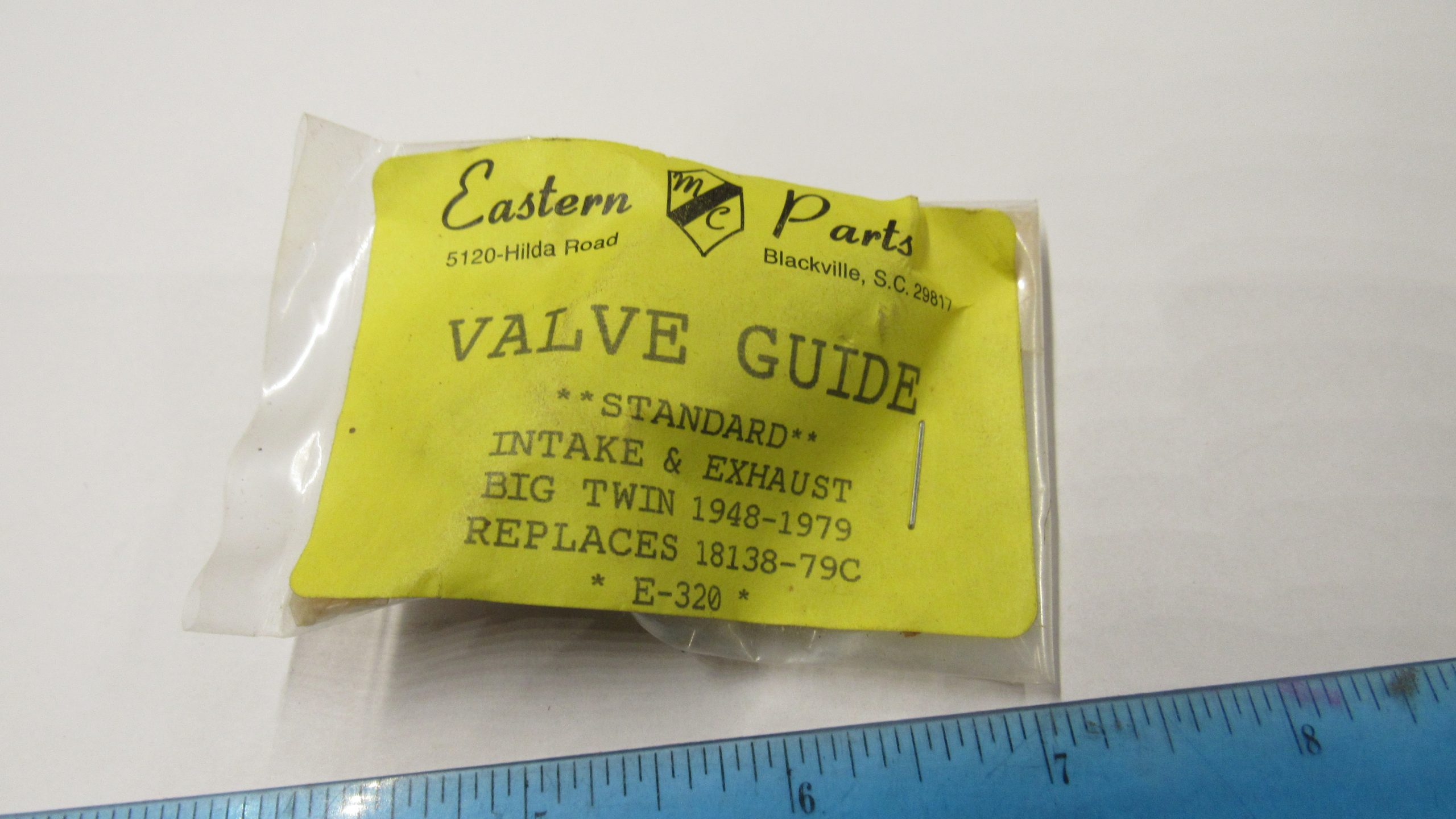 Harley Parts- Discontinued Parts. $10.00 **Look** Pan or Shovel, STD Valve Guide**