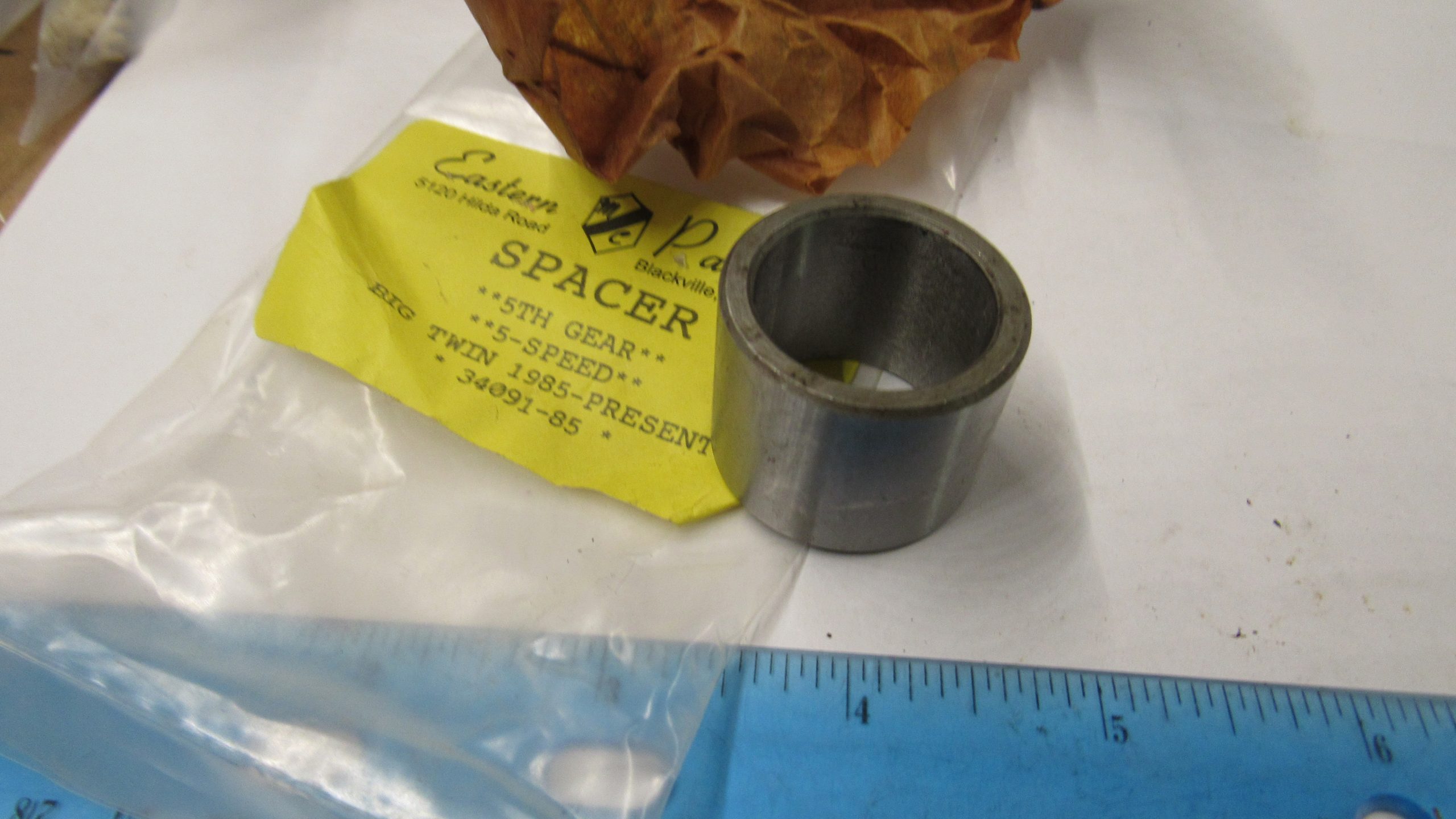 Harley Parts- Discontinued Parts. $10.00 **Look** **Evo 5 Speed Tranny Spacer.** - Image 3