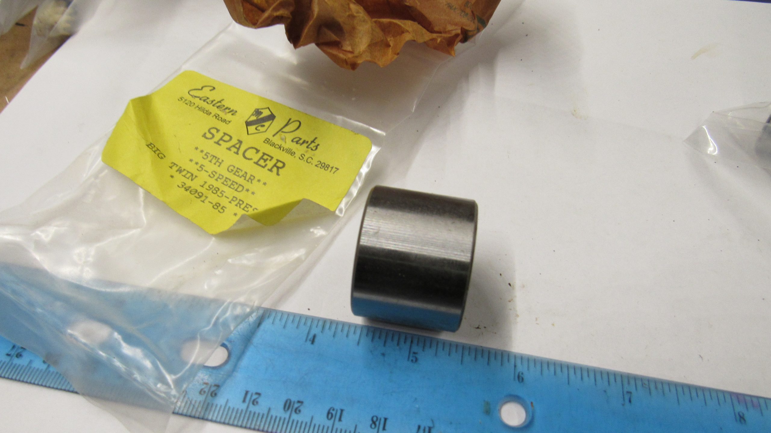 Harley Parts- Discontinued Parts. $10.00 **Look** **Evo 5 Speed Tranny Spacer.** - Image 2