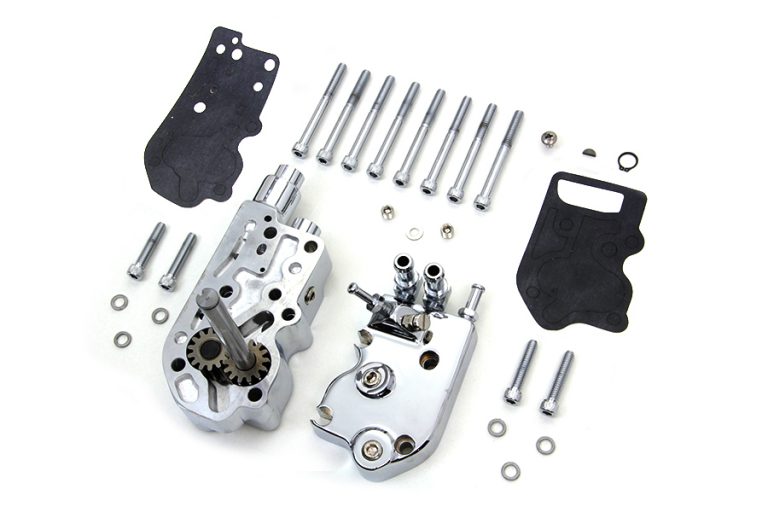 Shovelhead,Evolution Chrome Oil Pump Assembly 197398 TJs Motorcycles