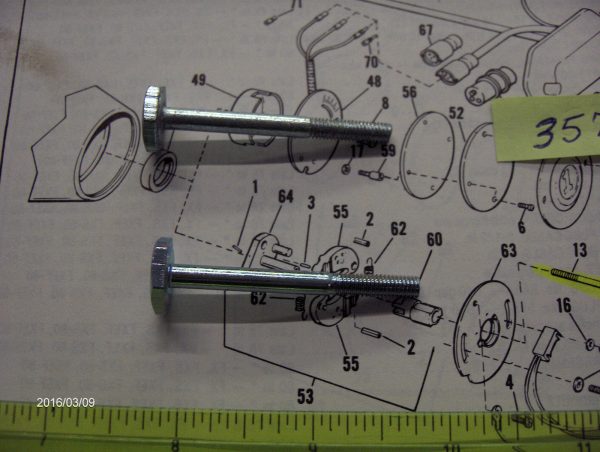 Harley Davidson Shovelhead,Sportster Ignition Advance Points Plate Timing Screws