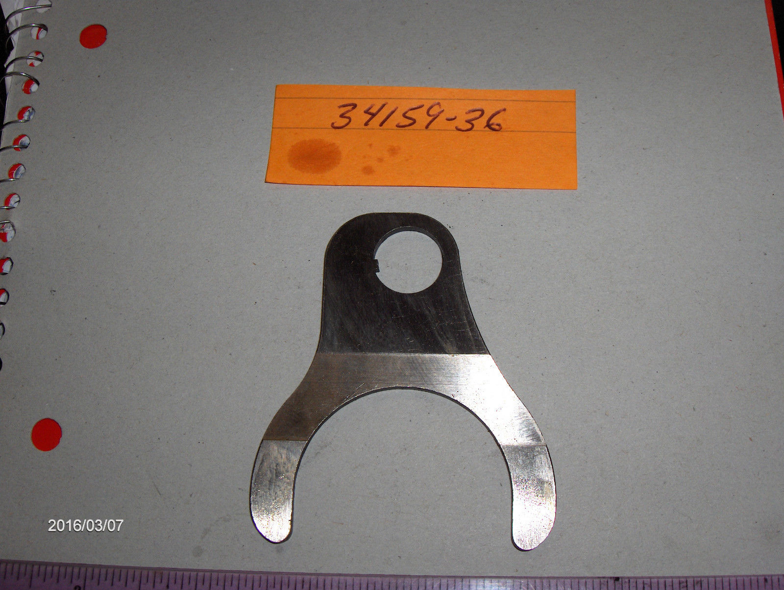 Harley Knuckle,Pan,Shovel 4 Speed Shifter Fork 1937-84 P/N 34159-36