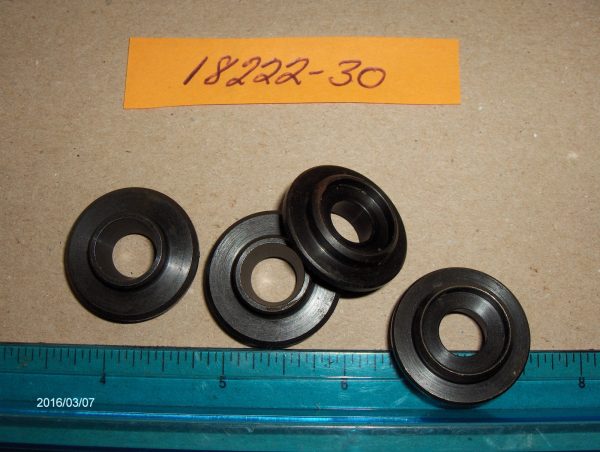 Harley Big Twin Flathead Lower Valve Spring Collars.. VL.U,UL 1930-48.P/N 18222-30