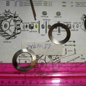 Harley 45 Flathead Left Side Case Race Washer WL,WLA,WLC,G,GE,..1939-73  P/N 24961-39