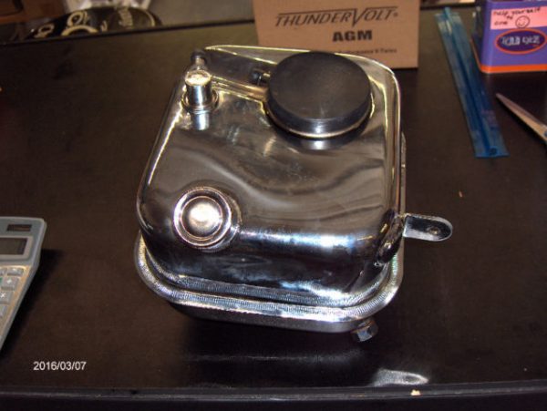 New Chrome Shovelhead Oil Tank...1965-UP?? P/N 62504-65