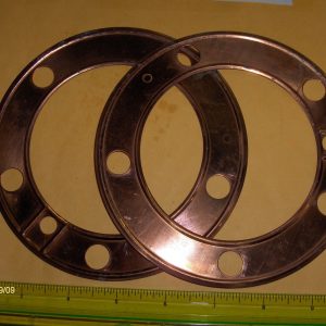 Harley Shovelhead Copper Head Gaskets With Fire Ring.. 1966-84. P/N 16770-66
