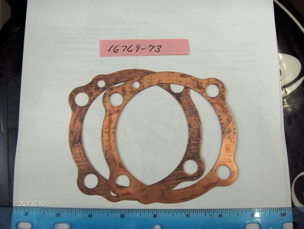Harley Ironhead Sportster Copper Head Gaskets?.1973-85 P/N 16769-73