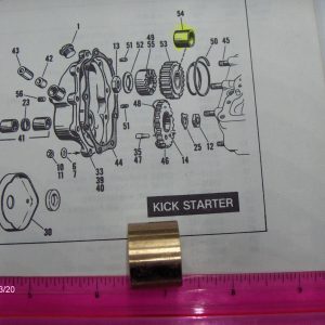 Harley Panhead, Shovelhead,Kick Starter Gear Bushing P/N 33438-50