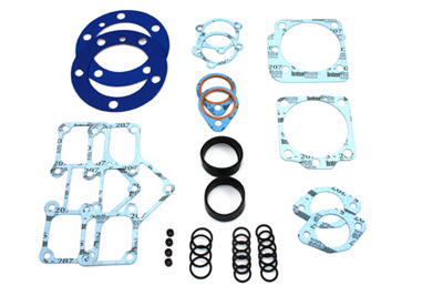 Harley Shovelhead Top End Gasket Kit with Teflon Head Gaskets 1978-84