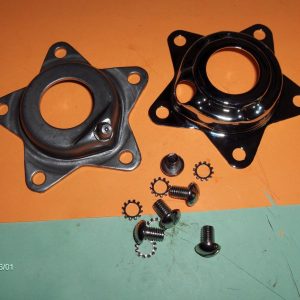 Harley Knucklehead,Panhead,Flathead,Star Hub Inner & Outer Covers Plus Screws