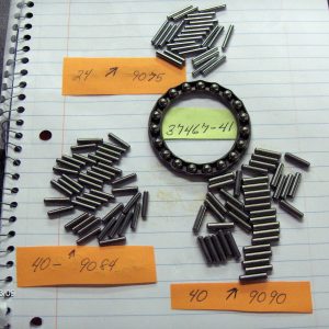 Harley 45 Flathead,WL,WLC,WLA and Servi-car Complete Tranny Bearing Set.