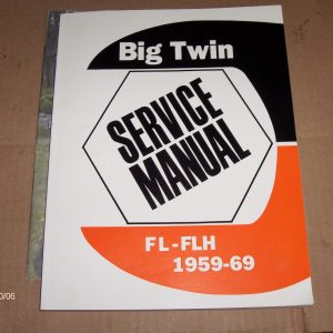 Harley Davidson Panhead, Shovelhead Service Manual..FL,FLH 1959-69