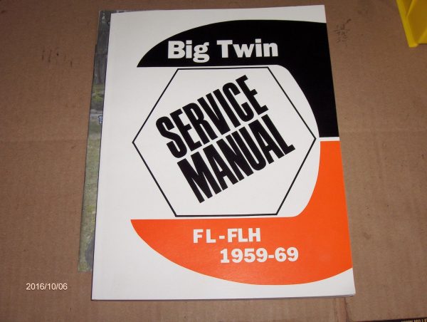 Harley Davidson Panhead, Shovelhead Service Manual..FL,FLH 1959-69