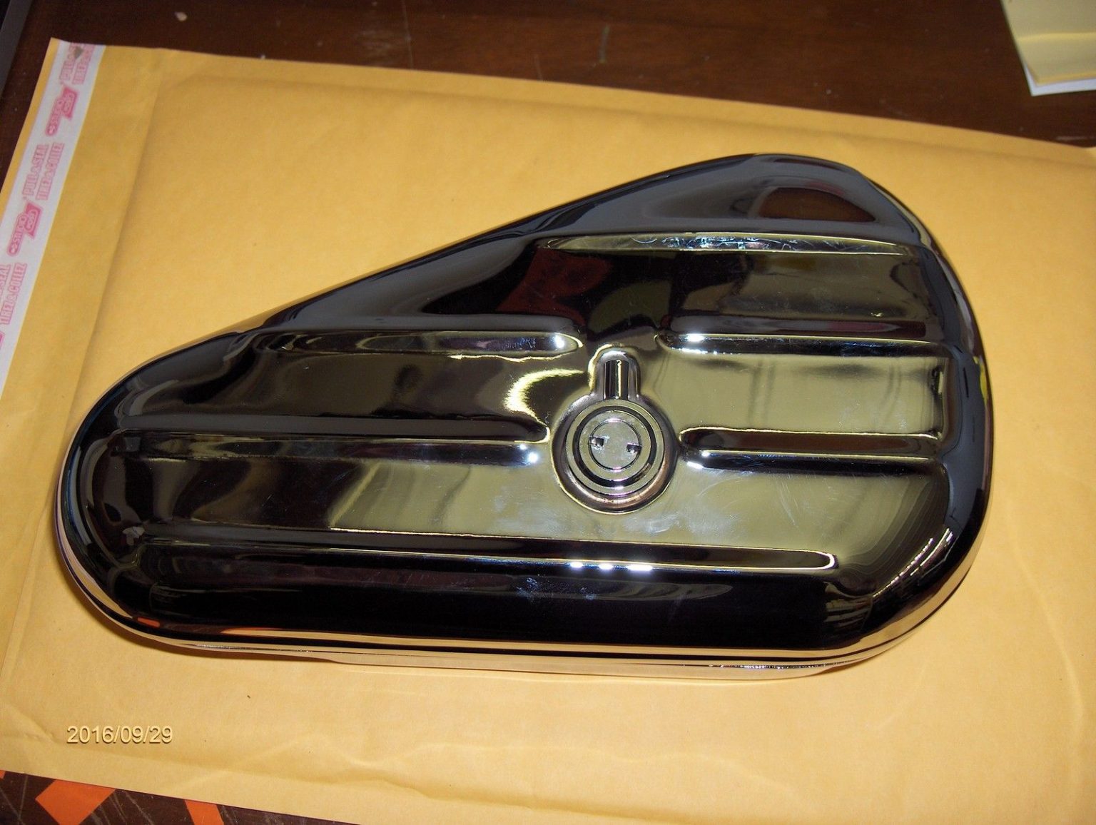 Harley Knucklehead,Panhead Flathead Right Side Chrome Tool Box. 1940UP