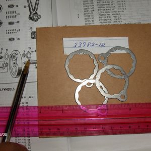 Harley 45 Flathead,Solo's & Servi-cars Crankpin Nut Lock Tabs.1929-73. P/N 23982-12