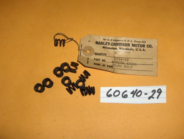 *5* Harley 45 Flathead Primary Cover Spring "NOS" P/N  60640-29