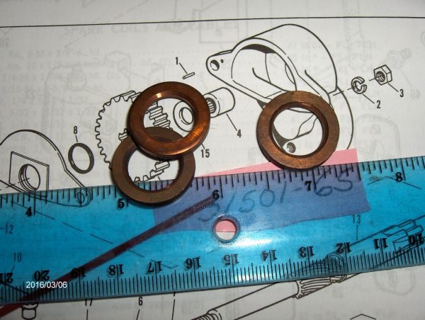 Harley Shovelhead,Sportster Starter Jack Shaft Thrust Washer.P/N 31501-65
