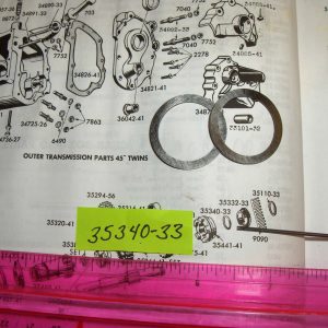 Harley 45 Flathead Tranny Thrust Washer Reverse Gear. 1935-73 P/N 35340-33