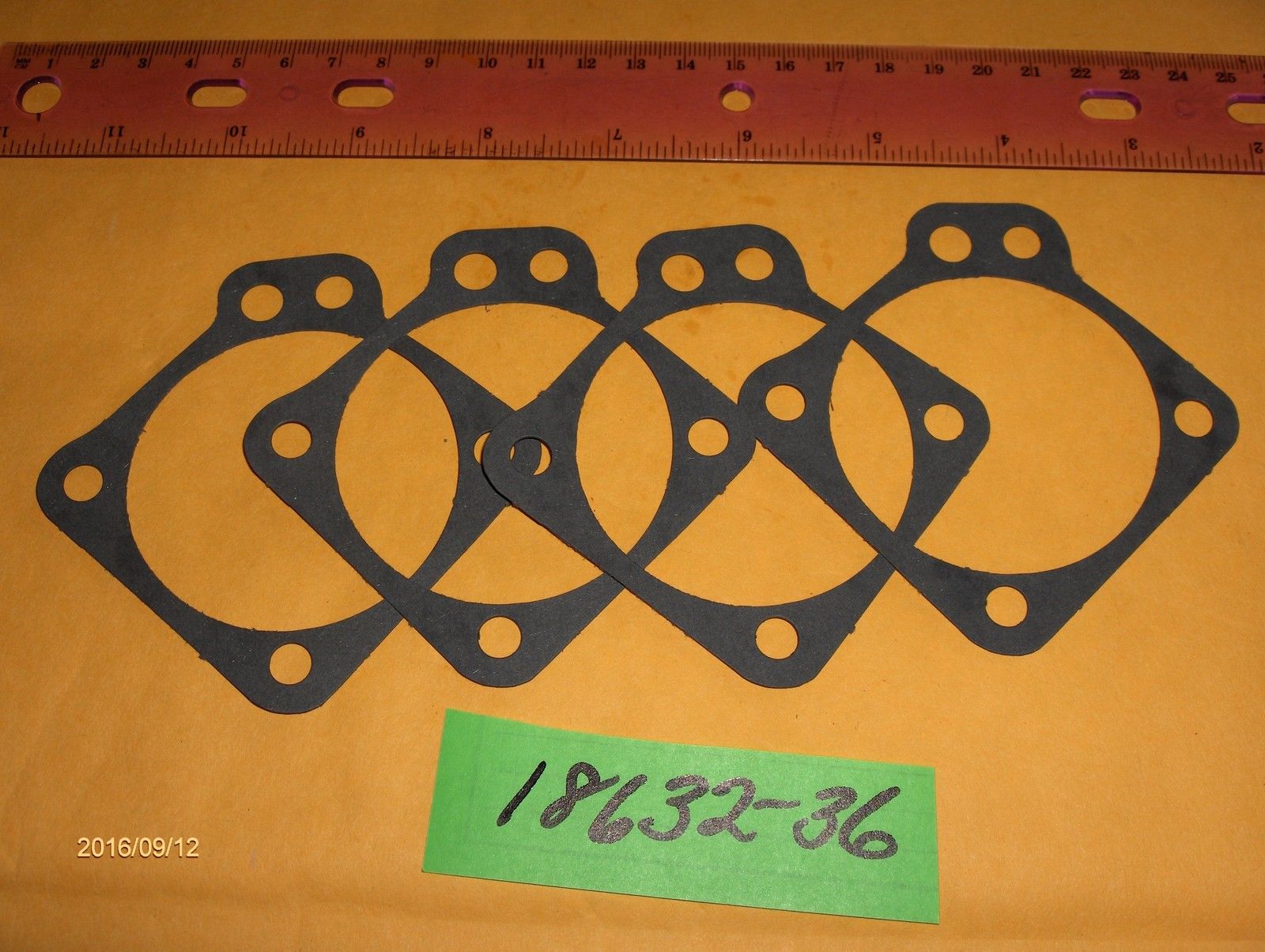 Harley Davidson Knucklehead Tappet Guide Gaskets 1936-47. P/N 18632-36